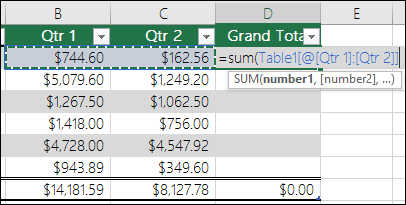 automatically resize excel table